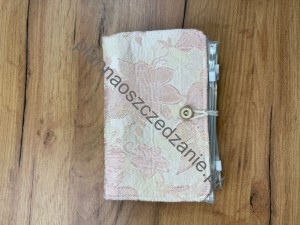Segregator budżetowy A6 - Vintage Pastelowy róż materiałowy