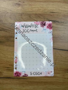 Karta Wyzwanie 100 kopert A5 wpinana