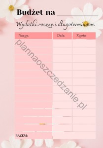 Wydatki Roczne i Długoterminowe